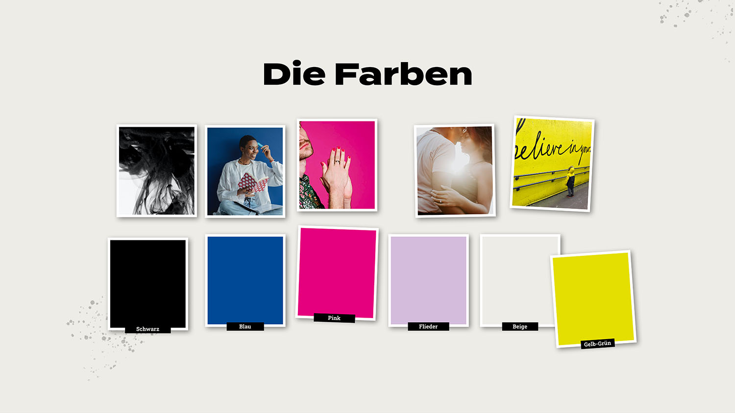 Die Farbgebung meines Redesigns