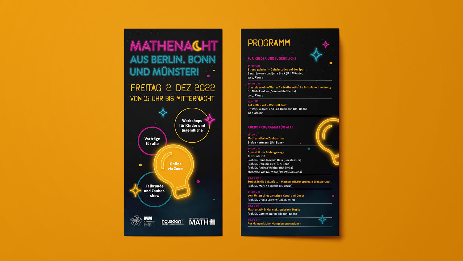 'Mathenacht' Flyer